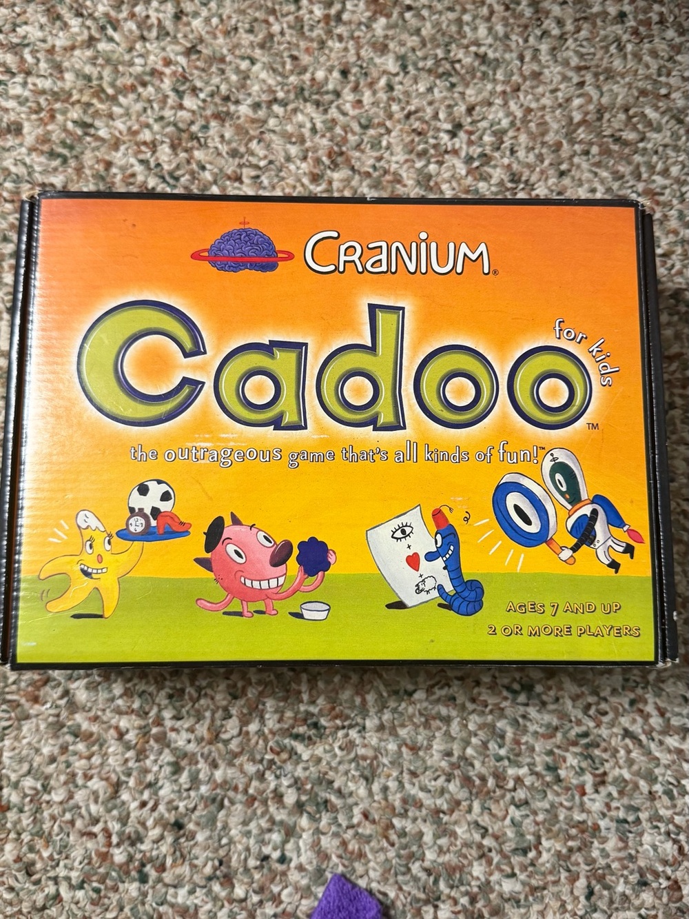Cadoo Kids Board Game - Orange box